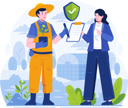 پیش‌نمایش فایل male-farmer-signs-an-insurance-policy-paper-document-offered-by-a-female-agent-11773232 از پک بیمه