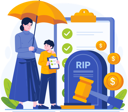 پیش‌نمایش فایل mother-and-son-standing-near-a-tombstone-with-an-insurance-policy-paper-document-on-a-clipboard-11773214 از پک بیمه