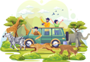 پیش‌نمایش فایل people-exploring-savanna-in-a-vehicle-4254560 از پک روز جهانی حیوانات