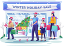 پیش‌نمایش فایل happy-family-shopping-at-the-supermarket-4524115 از پک کریسمس