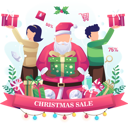 پیش‌نمایش فایل santa-claus-giving-gifts-4524114 از پک کریسمس