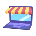 پیش‌نمایش فایل online-shopping-by-laptop-4678075 از پک تجارت الکترونیک