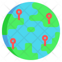 پیش‌نمایش فایل global-location-40 از پک مدیریت بازاریابی، سبک تخت