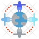 پیش‌نمایش فایل global-connection-28 از پک لجستیک، سبک تخت