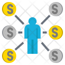 پیش‌نمایش فایل money-flow-32 از پک مدیریت محصول، سبک تخت