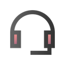 پیش‌نمایش فایل headset-1764109 از پک ملزومات پرانرژی رابط کاربری