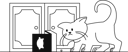 پیش‌نمایش فایل cat-finding-something-4550457 از پک واو سیاه‌وسفید 1