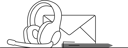 پیش‌نمایش فایل customer-support-4550432 از پک واو سیاه‌وسفید 1