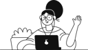 پیش‌نمایش فایل customer-support-4550406 از پک واو سیاه‌وسفید 2