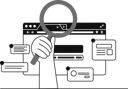 پیش‌نمایش فایل web-search-4550403 از پک واو سیاه‌وسفید 2