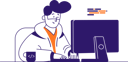 پیش‌نمایش فایل male-developer-working-on-laptop-4550303 از پک واو خطی 1