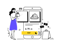 پیش‌نمایش فایل girl-doing-online-shopping-4606898 از پک اوی - اوی