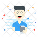 پیش‌نمایش فایل boy-device-fun-avatar-smile-happy از پک مفهوم دسته بندی ها
