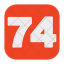 پیش‌نمایش فایل 74-number-5387817 از پک عدد ۰ - ۱۰۰