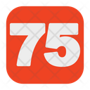 پیش‌نمایش فایل 75-number-5387816 از پک عدد ۰ - ۱۰۰