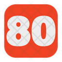 پیش‌نمایش فایل 80-number-5387811 از پک عدد ۰ - ۱۰۰