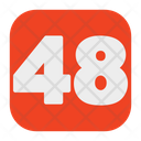 پیش‌نمایش فایل fourty-eight-number-5387843 از پک عدد ۰ - ۱۰۰