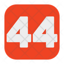 پیش‌نمایش فایل fourty-four-number-5387847 از پک عدد ۰ - ۱۰۰