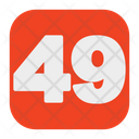 پیش‌نمایش فایل fourty-nine-number-5387842 از پک عدد ۰ - ۱۰۰