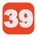 پیش‌نمایش فایل thirty-nine-number-5387852 از پک عدد ۰ - ۱۰۰