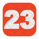 پیش‌نمایش فایل twenty-three-number-5387868 از پک عدد ۰ - ۱۰۰
