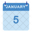 پیش‌نمایش فایل 5-january-7456427 از پک تقویم ژانویه