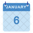 پیش‌نمایش فایل 6-january-7456428 از پک تقویم ژانویه