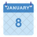 پیش‌نمایش فایل 8-january-7456430 از پک تقویم ژانویه