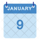 پیش‌نمایش فایل 9-january-7456431 از پک تقویم ژانویه