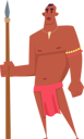 پیش‌نمایش فایل male-african-character-6432897 از پک زن آفریقایی