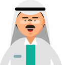 پیش‌نمایش فایل arabic-doctor-6459238 از پک آواتارهای پزشکان