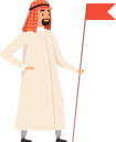 پیش‌نمایش فایل arabic-businessman-holding-flag-6459209 از پک مرد تاجر عرب