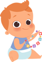 پیش‌نمایش فایل baby-boy-playing-with-toy-6459373 از پک کودکان در حال بازی با اسباب‌بازی