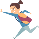 پیش‌نمایش فایل girl-running-away-from-bully-6464476 از پک قلدری مدرسه