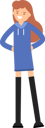 پیش‌نمایش فایل girl-standing-in-hoodie-6472441 از پک افرادها