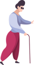 پیش‌نمایش فایل blind-man-walking-with-help-of-stick-6495704 از پک فرد دارای معلولیت