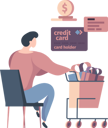 پیش‌نمایش فایل man-doing-online-shopping-using-credit-card-6496196 از پک فروش اینترنتی