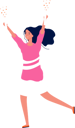 پیش‌نمایش فایل girl-with-confetti-6501046 از پک آدم‌های خوشحال