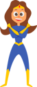پیش‌نمایش فایل girl-in-superhero-costume-6507310 از پک کودکان با لباس ابرقهرمانی