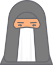 پیش‌نمایش فایل muslim-female-6577425 از پک آواتارهای اسلامی