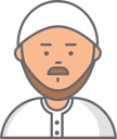 پیش‌نمایش فایل muslim-male-6577426 از پک آواتارهای اسلامی