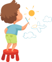 پیش‌نمایش فایل boy-painting-on-wall-6592293 از پک کودکان در حال نقاشی