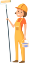 پیش‌نمایش فایل construction-female-painter-6607938 از پک ساختمان‌سازی