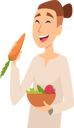 پیش‌نمایش فایل boy-eating-vegetables-6610955 از پک مردم در حال غذا خوردن