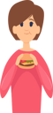 پیش‌نمایش فایل woman-eating-burger-6610959 از پک مردم در حال غذا خوردن