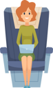 پیش‌نمایش فایل airplane-passenger-character-illustration-6776496 از پک مسافر هواپیما