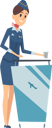 پیش‌نمایش فایل flight-attendant-with-cart-6776498 از پک مسافر هواپیما