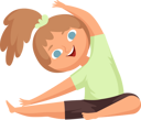 پیش‌نمایش فایل girl-doing-workout-6814088 از پک تمرین‌های کودکان