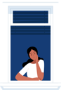 پیش‌نمایش فایل african-girl-looking-out-window-6810199 از پک افراد در حال نگاه کردن از پنجره