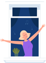 پیش‌نمایش فایل girl-standing-at-window-6810197 از پک افراد در حال نگاه کردن از پنجره